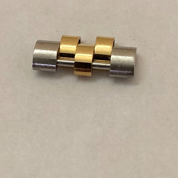 Rolex Jubilee Link 18K Yellow Gold Stainless Steel 15.5 mm Men's - Picture 4 of 5